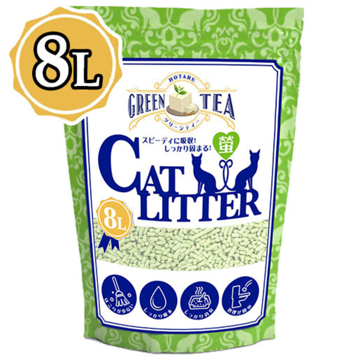 To-Fu Cat Litter 8L (Green Tea)