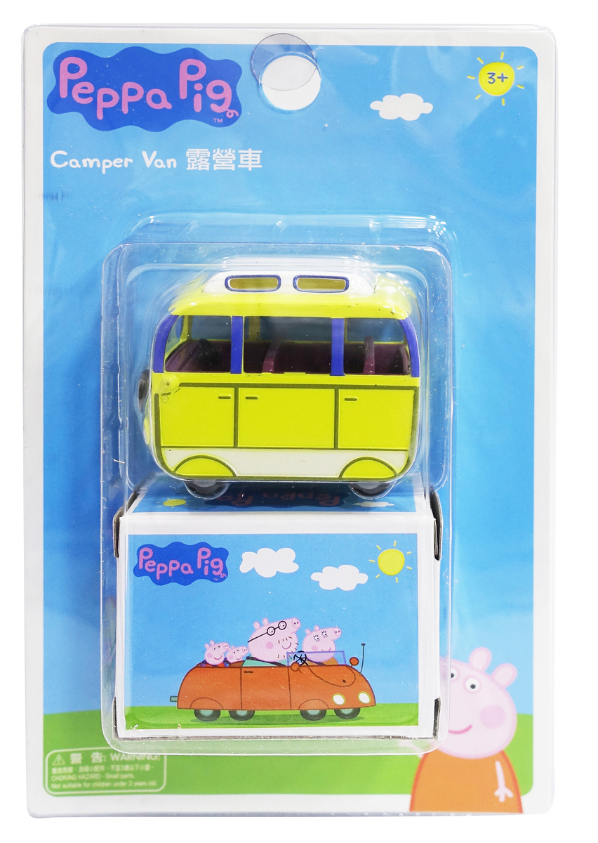 peppa pig blue camper van