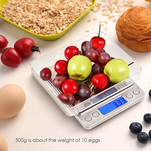 Digital Kitchen Scale, 500G/0.01G Mini Pocket Jewelry Scale, Cooking Food  Scale