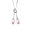 Cherry Cultured fresh water pearl silver with cz pendant