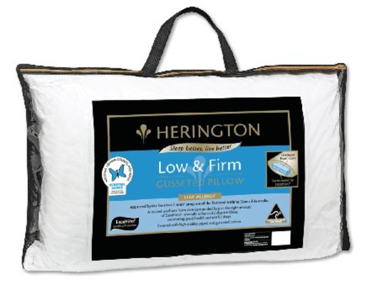 澳洲Herington 枕頭 - 低身及硬身