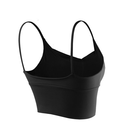 longline crop top sports bra