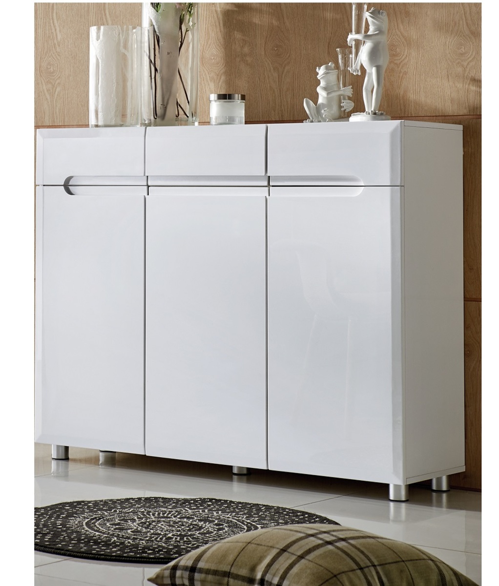 My Home 48 Inch White Colour Shoe Cabinet Hktvmall Online Shopping