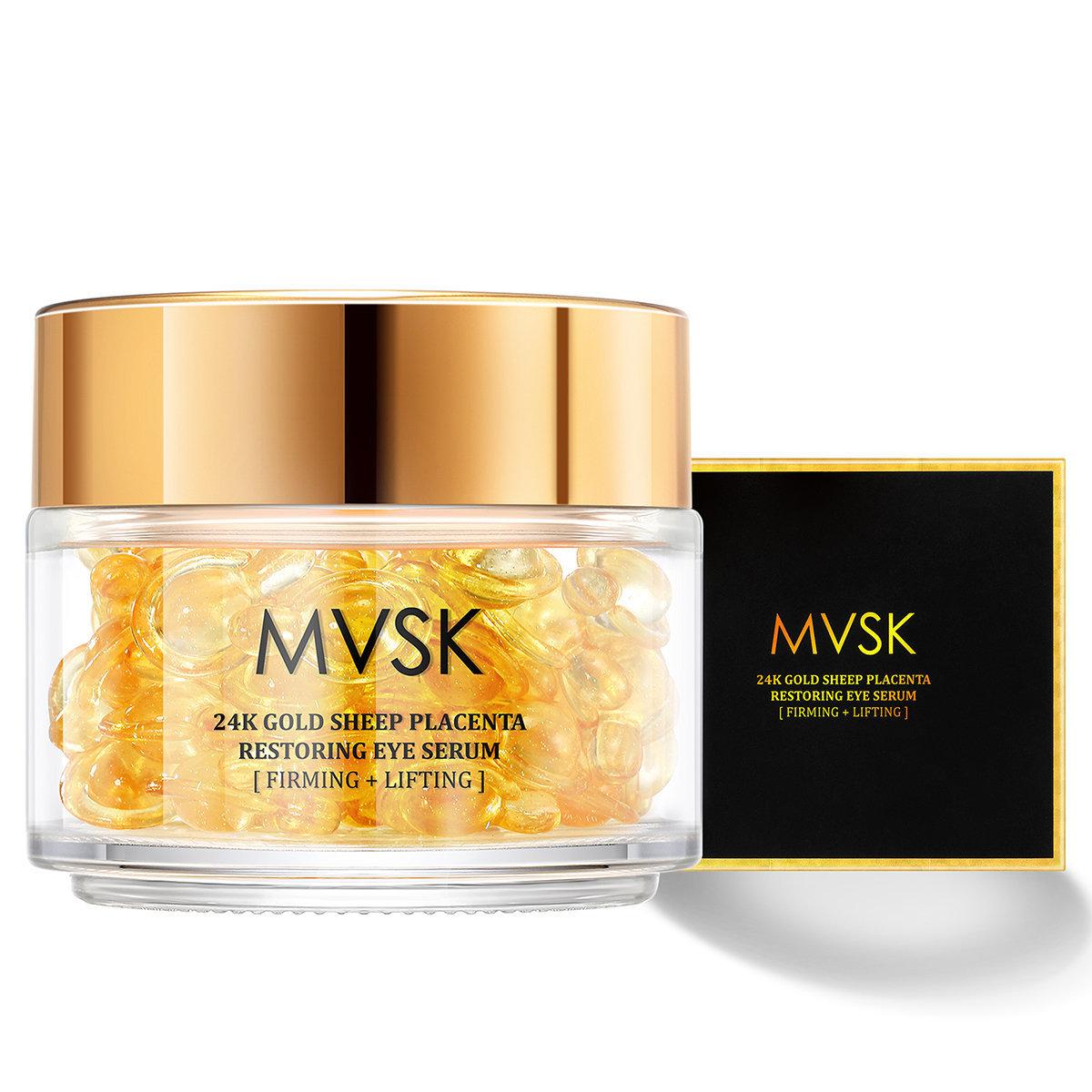 【好評如潮!】24K金羊胎素再生眼部時空膠囊 約21.6ml【香港代理原裝正品行貨】眼精華 抗皺 收緊 魚尾紋 眼紋 滋潤 浮腫 鬆弛 眼袋