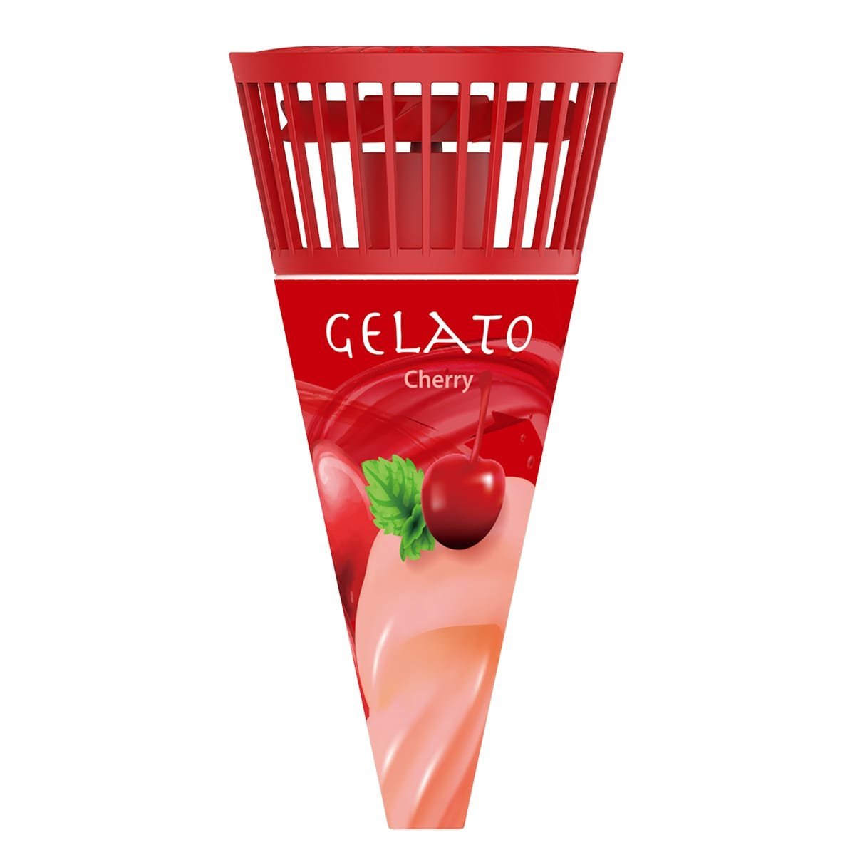 Gelato 便攜式甜筒風扇 - 紅