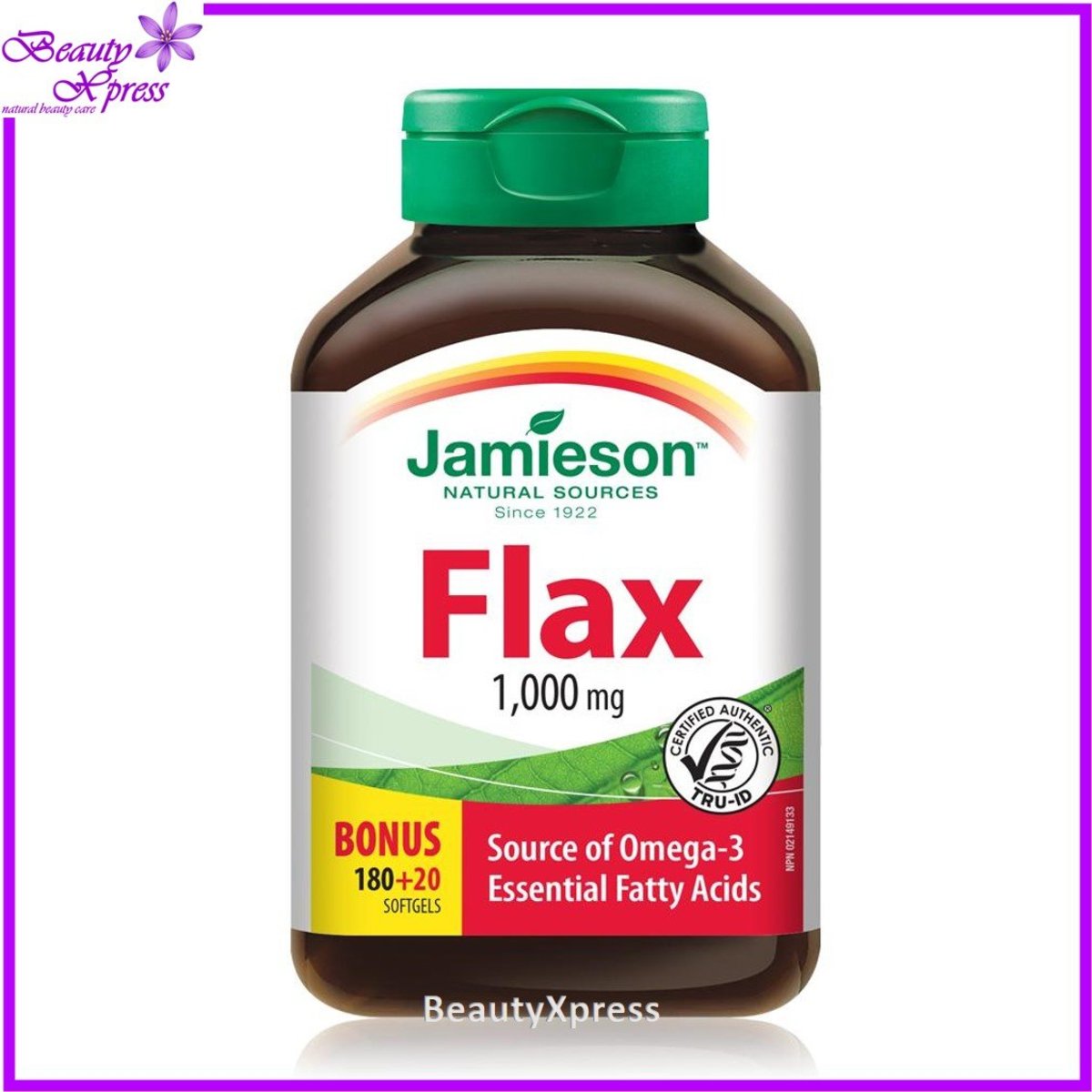 Flaxseed Oil (1000 mg) 200 softgels [Parallel Goods] BestBefore:30 June 2025