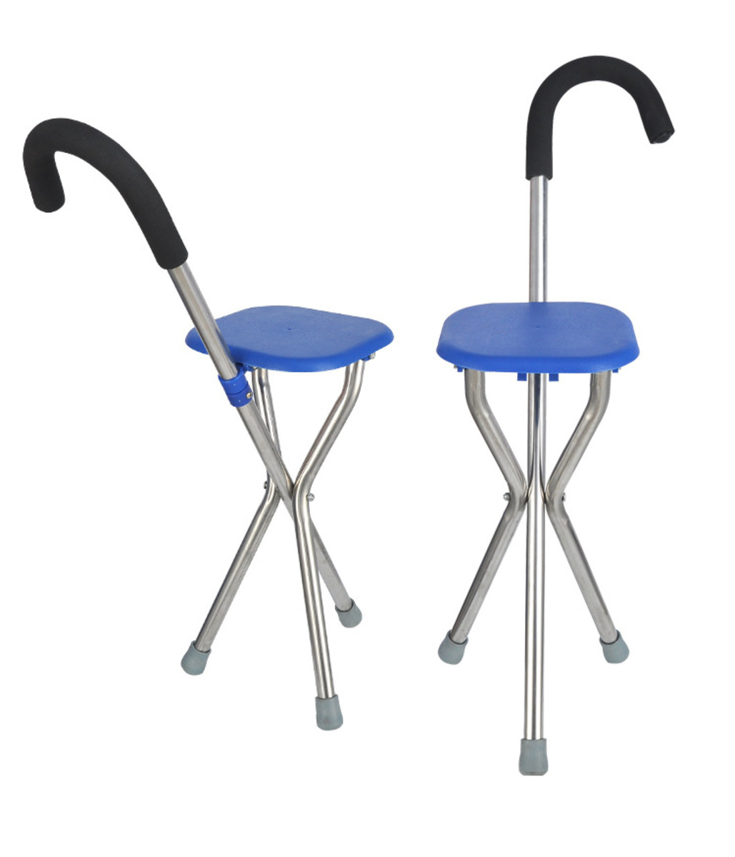 Foldable stick chair (Blue)