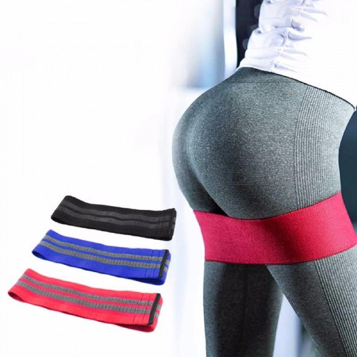 Hip ring resistance band (Red) Size : L