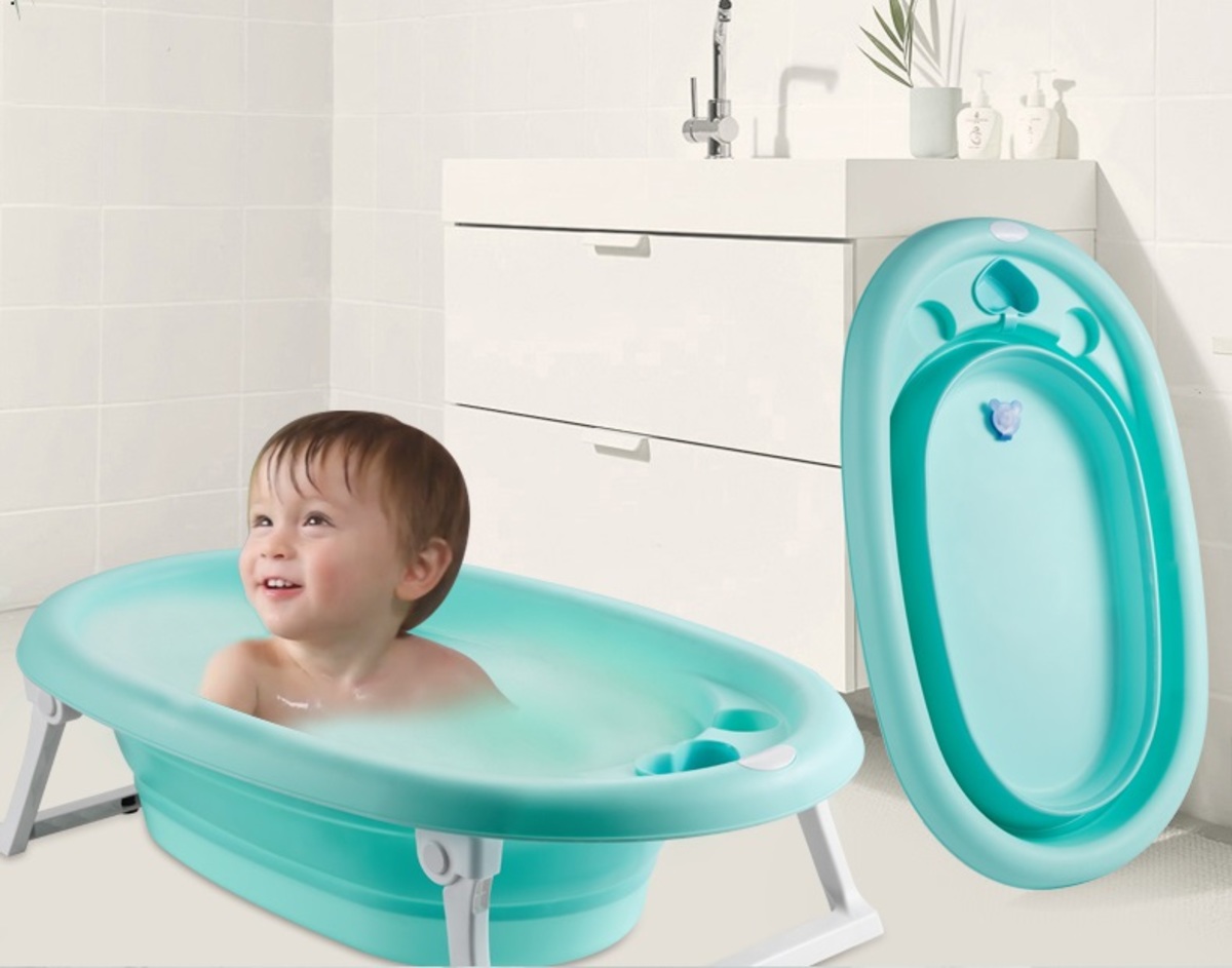 Micro sun - Foldable baby bath (blue)