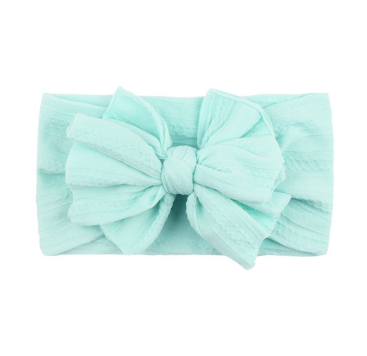 嬰兒頭帶, 蝴蝶結嬰兒髮箍, 新生兒髮箍, 尼龍髮飾,適合嬰兒