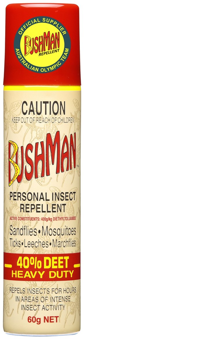 Bushman Insect Repellent 60g Aersol 40% Deet