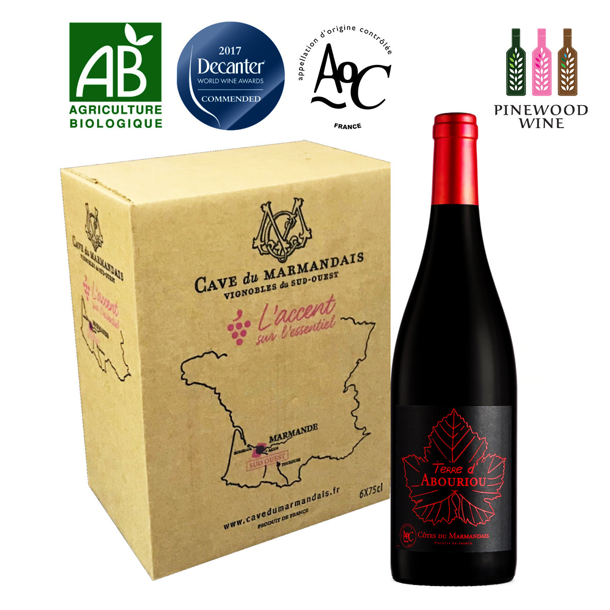 [原箱] AOC Côtes du Marmandais 2020 有機紅酒