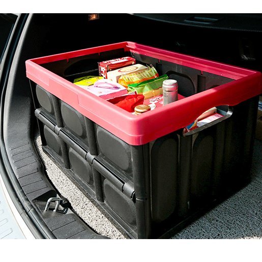 large black storage boxes with lids