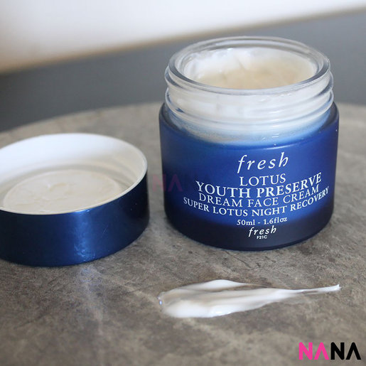 fresh lotus youth preserve night cream