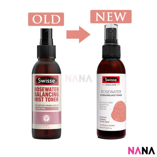 swisse rosewater hydrating mist toner