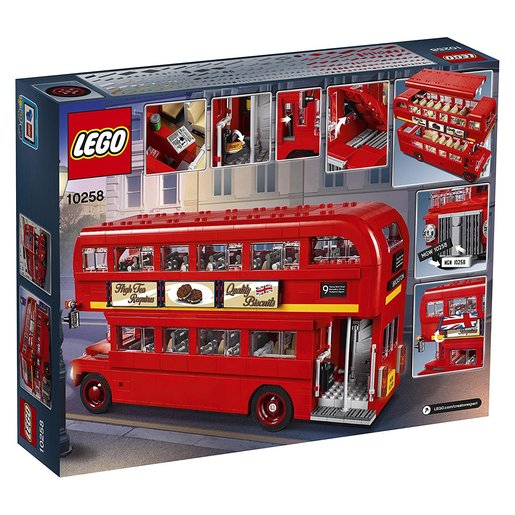 red lego bus