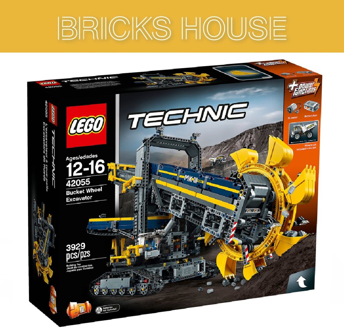 lego 42055 technic bucket wheel excavator