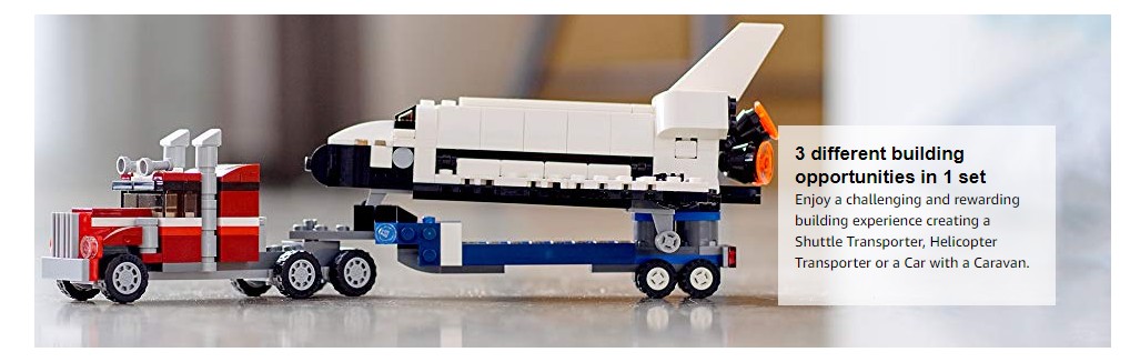 lego shuttle 3 in 1