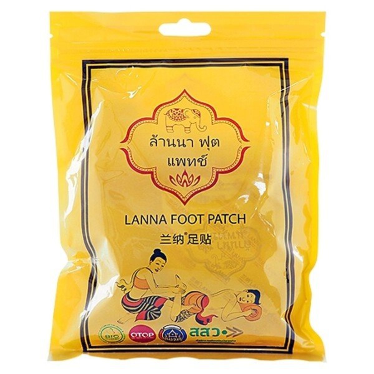 Lanna Thai Lanna Foot Patch 1 Pack Of 10 Pieces Hktvmall Online Shopping