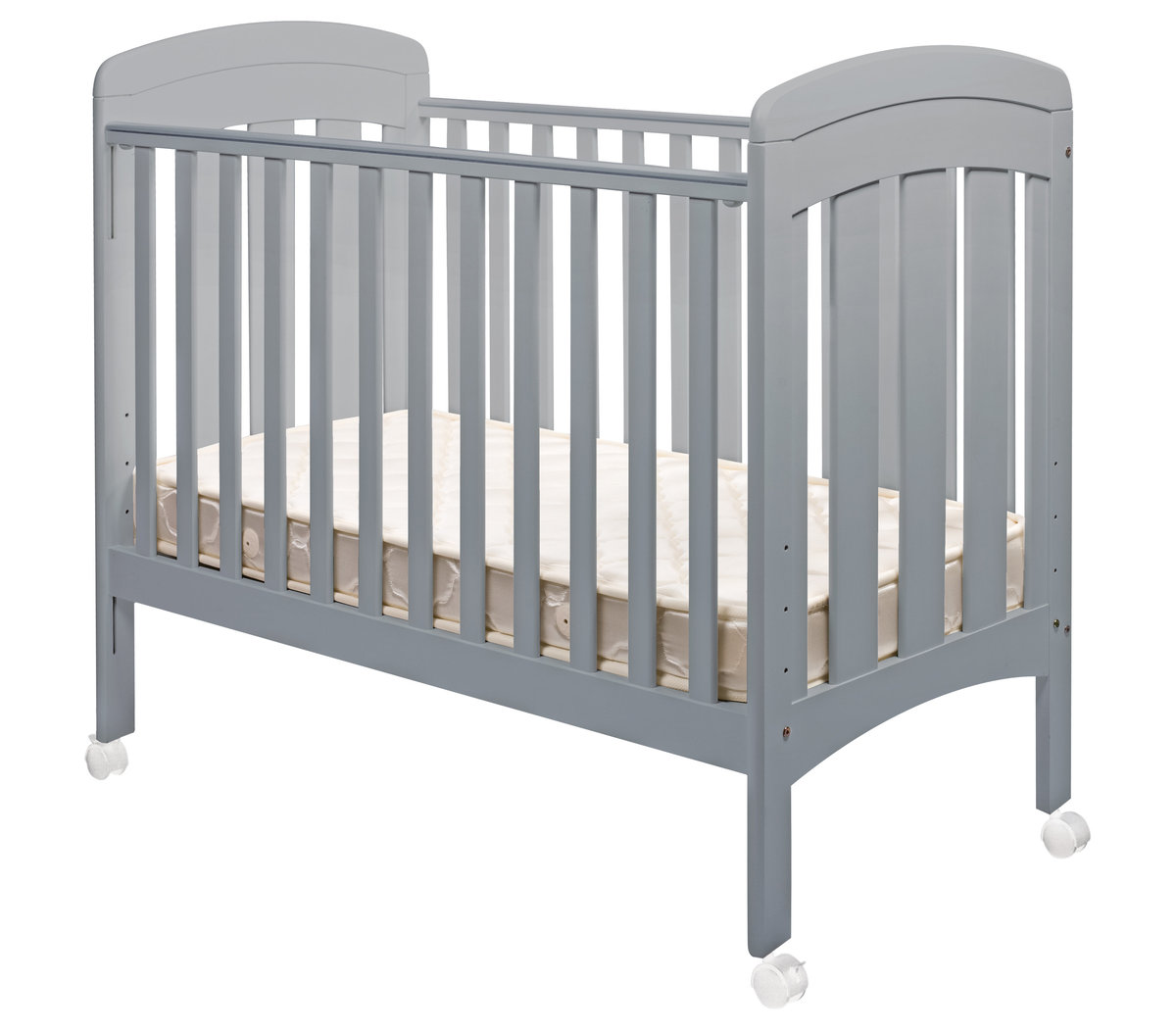 half crib that connects to bed