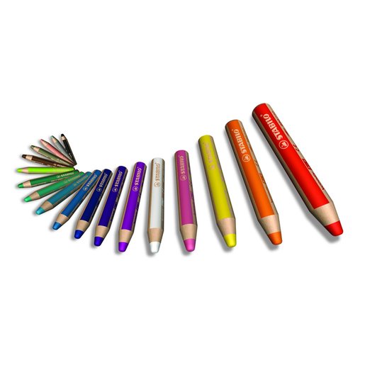1/ x Stabilo Woody 3/ en 1/ crayon aux talents multiples Jumbo/ 880//805 / Argent